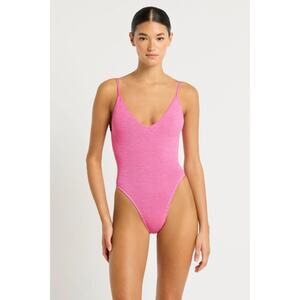 Bond Eye Australia Elena 2.0 One Piece Swimsuit Candy Pink One Size NWT